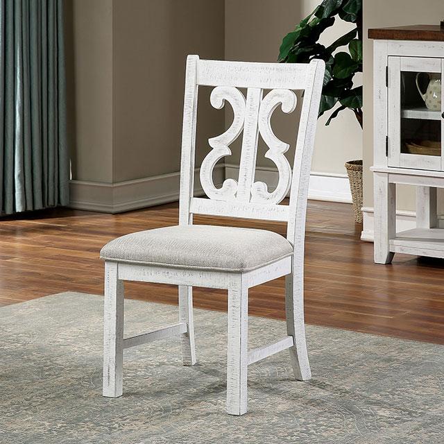 Auletta Transitional Side Chair (2/CTN) - Furniture 4 Less Outlet (Salinas,CA)