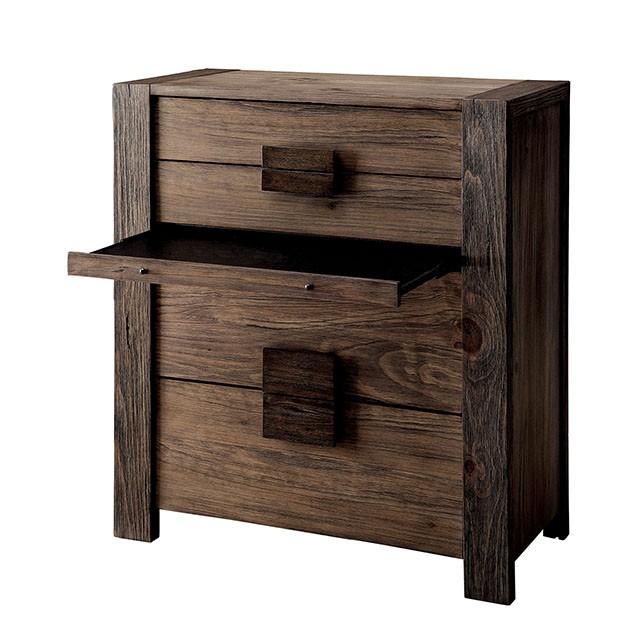 AVEIRO Rustic Natural Tone Chest - Furniture 4 Less Outlet (Salinas,CA)
