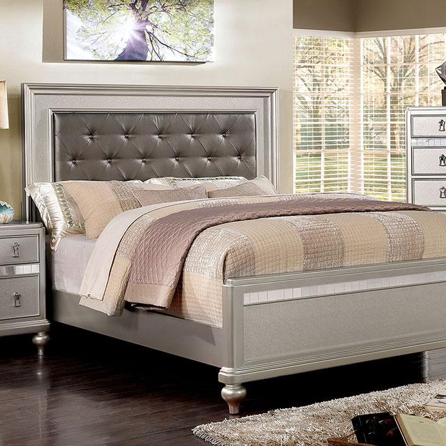 Avior Bed Silver - Furniture 4 Less Outlet (Salinas,CA)