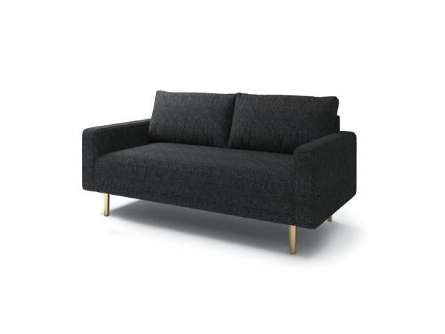 ELVERUM Loveseat, Black - Furniture 4 Less Outlet (Salinas,CA)