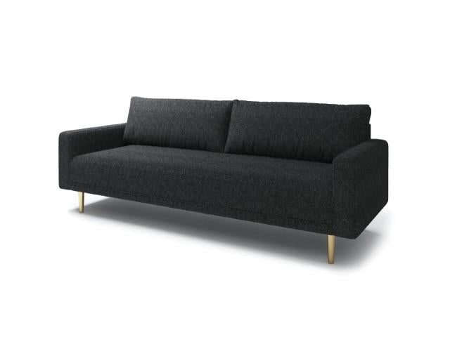 ELVERUM Sofa, Black - Furniture 4 Less Outlet (Salinas,CA)