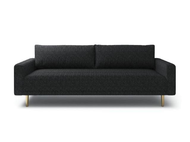 ELVERUM Sofa, Black - Furniture 4 Less Outlet (Salinas,CA)