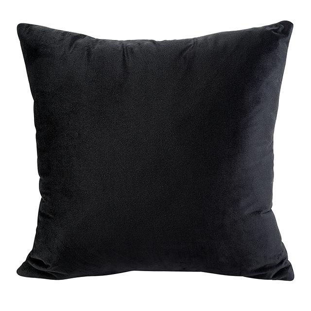 EVADNE Chair w/ Pillow, Black - Furniture 4 Less Outlet (Salinas,CA)