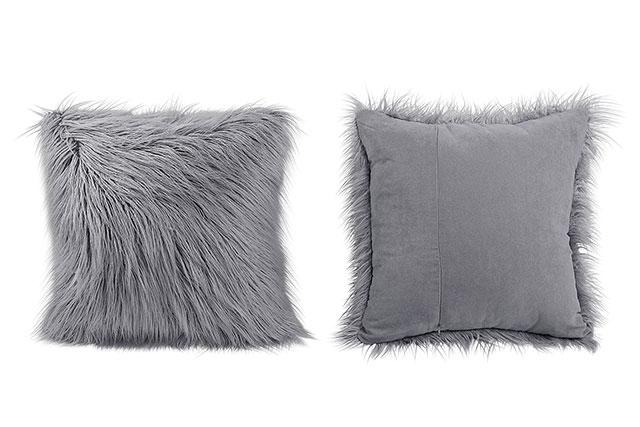 EVADNE Loveseat w/ Pillows, Black - Furniture 4 Less Outlet (Salinas,CA)
