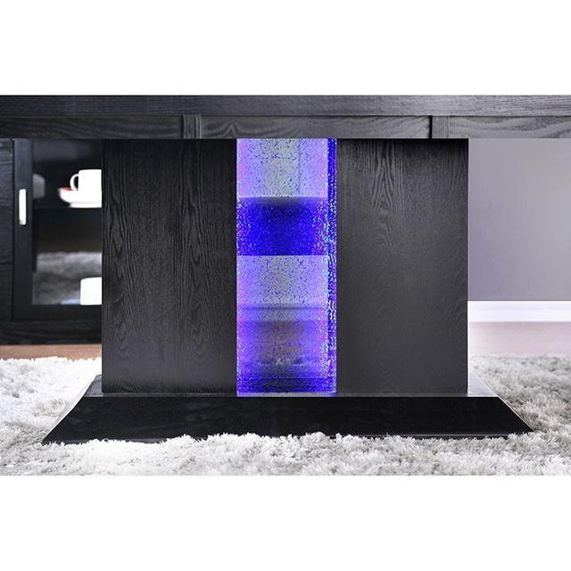 Evangeline Black/Beige Dining Table - Furniture 4 Less Outlet (Salinas,CA)