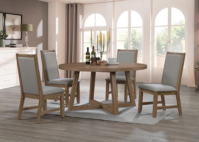 Everett 5 Pc. Round Table Dining Set - Furniture 4 Less Outlet (Salinas,CA)