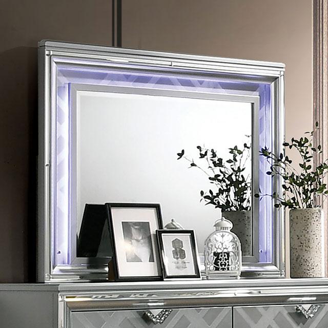 EMMELINE Mirror w/ LED Lights - Furniture 4 Less Outlet (Salinas,CA)