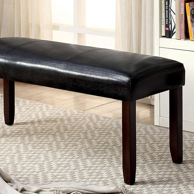 EMMONS I Dark Cherry/Espresso Bench - Furniture 4 Less Outlet (Salinas,CA)