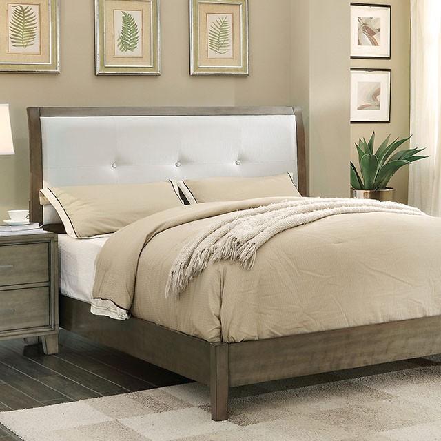 Enrico Bed Brown, Grey, & Black - Furniture 4 Less Outlet (Salinas,CA)