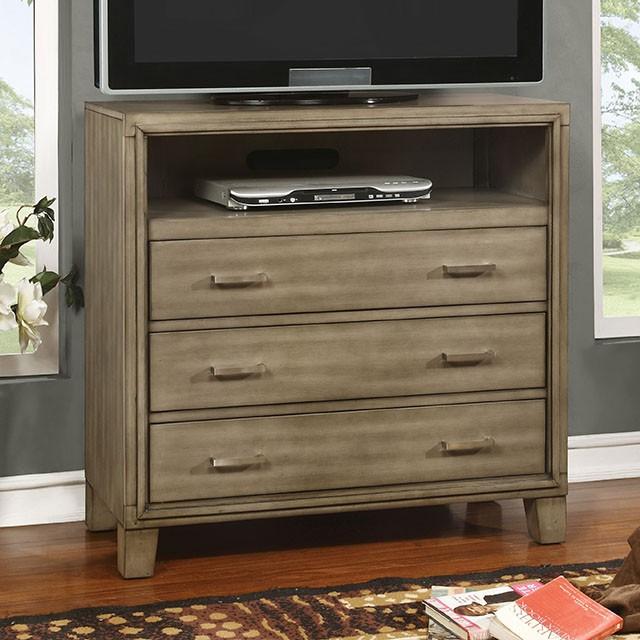 ENRICO I Gray Media Chest - Furniture 4 Less Outlet (Salinas,CA)