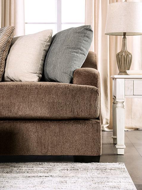 FARRINGDON Sectional, Brown - Furniture 4 Less Outlet (Salinas,CA)