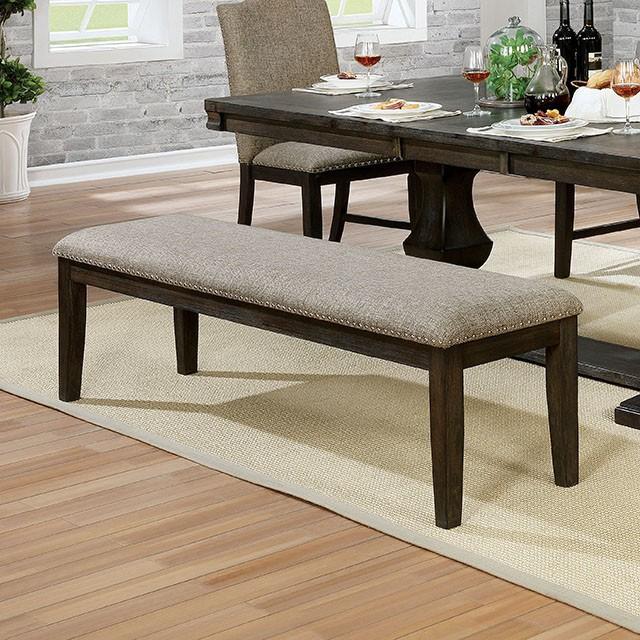 Faulk Espresso Bench - Furniture 4 Less Outlet (Salinas,CA)