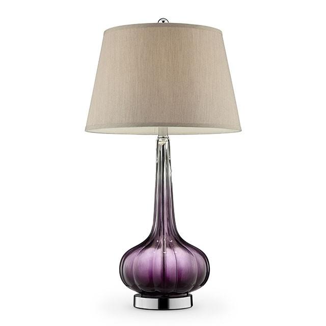Fay Purple 30"H Table Lamp - Furniture 4 Less Outlet (Salinas,CA)