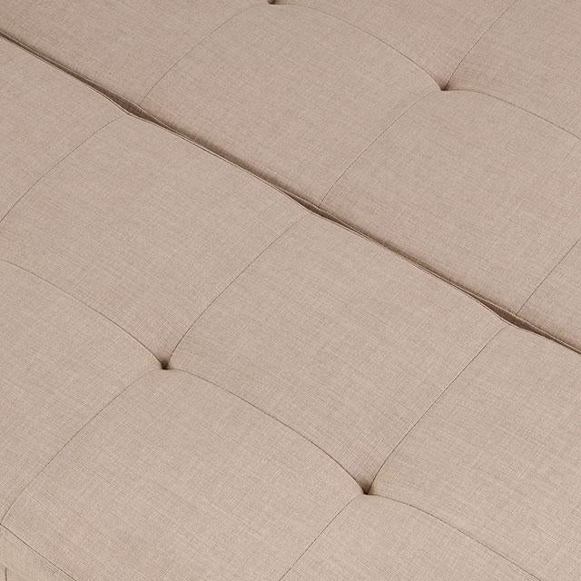 FAZIO Storage Ottoman, Beige - Furniture 4 Less Outlet (Salinas,CA)