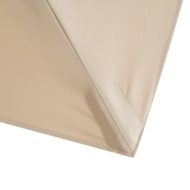 Fida 8 Ft Square Umbrella w/ Double Top + 37" Large Base - Furniture 4 Less Outlet (Salinas,CA)