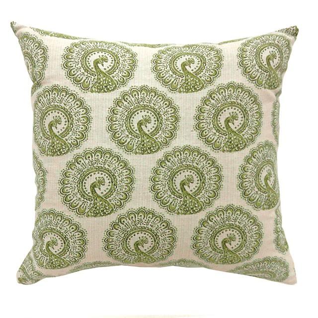 FIFI 18" X 18" Pillow, Green (2/CTN) - Furniture 4 Less Outlet (Salinas,CA)