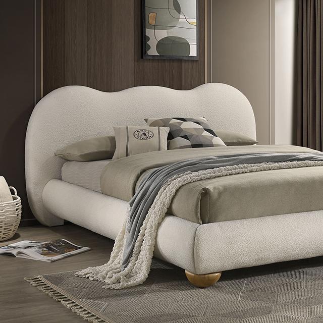 Finamore Bed White - Furniture 4 Less Outlet (Salinas,CA)