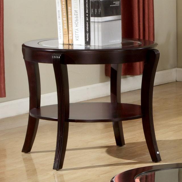 FINLEY Espresso End Table - Furniture 4 Less Outlet (Salinas,CA)