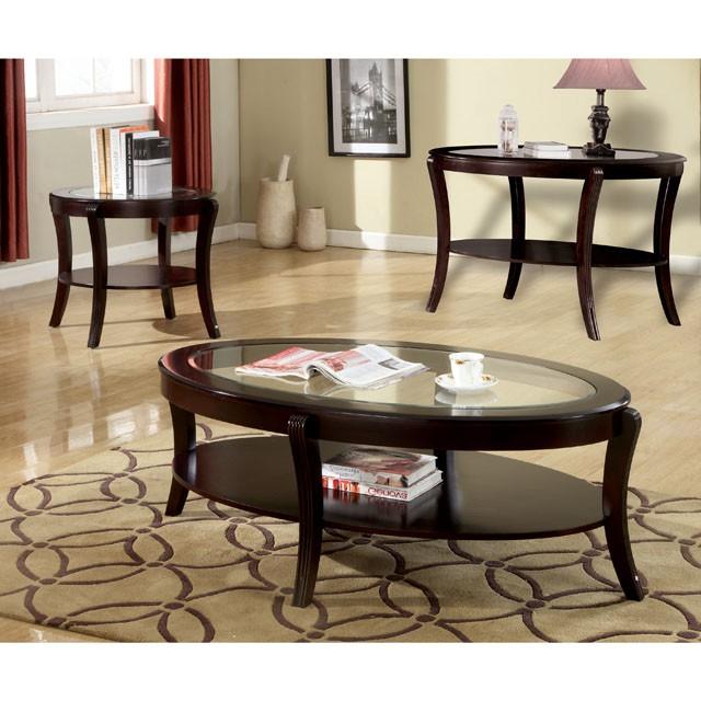 FINLEY Espresso Coffee Table - Furniture 4 Less Outlet (Salinas,CA)