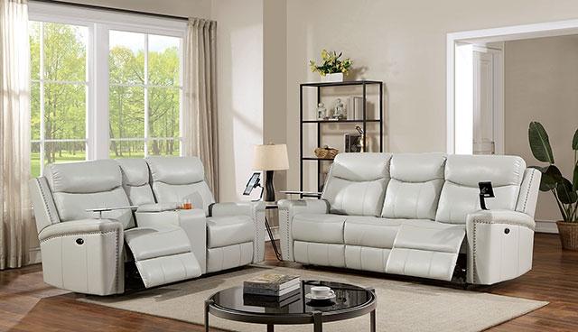FLORINE Power Sofa, Light Gray - Furniture 4 Less Outlet (Salinas,CA)