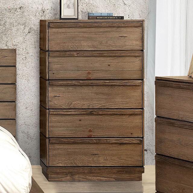 COIMBRA Rustic Natural Tone Chest - Furniture 4 Less Outlet (Salinas,CA)