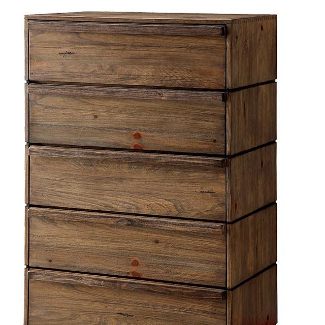 COIMBRA Rustic Natural Tone Chest - Furniture 4 Less Outlet (Salinas,CA)