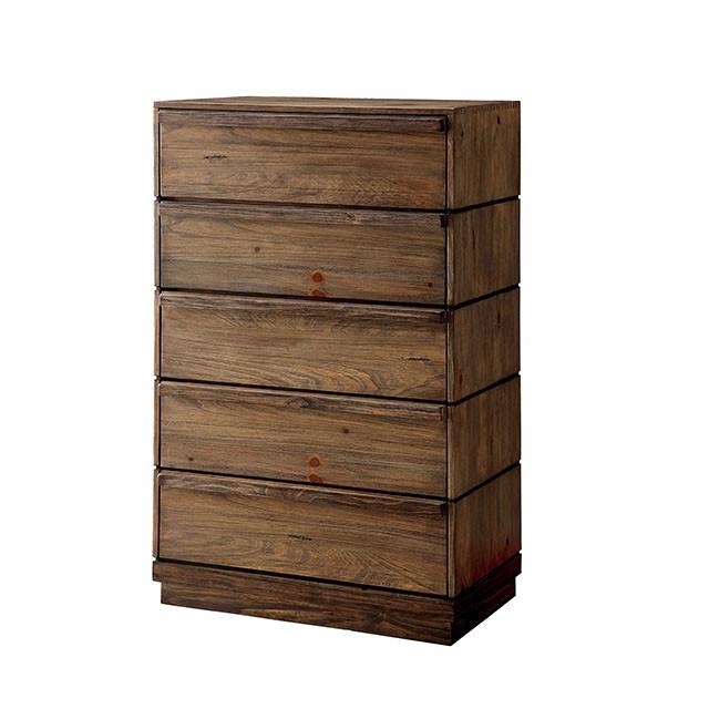 COIMBRA Rustic Natural Tone Chest - Furniture 4 Less Outlet (Salinas,CA)
