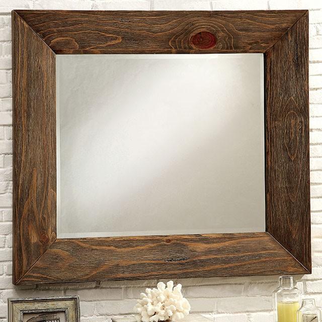 COIMBRA Rustic Natural Tone Mirror - Furniture 4 Less Outlet (Salinas,CA)