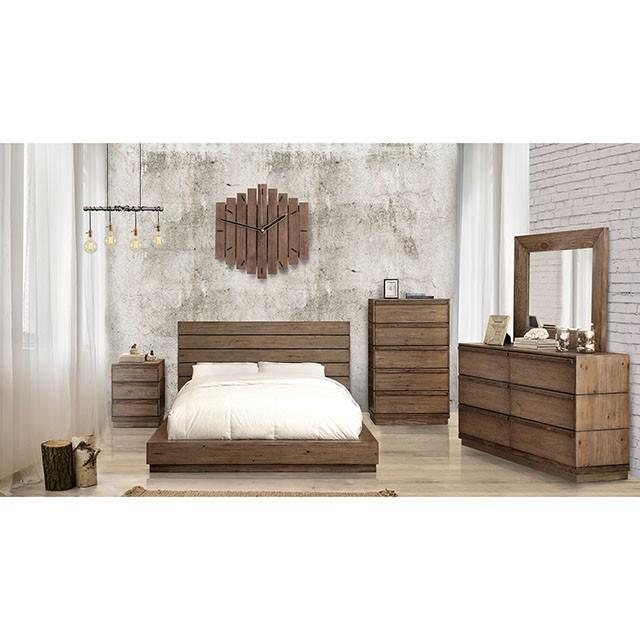COIMBRA Rustic Natural Tone Chest - Furniture 4 Less Outlet (Salinas,CA)
