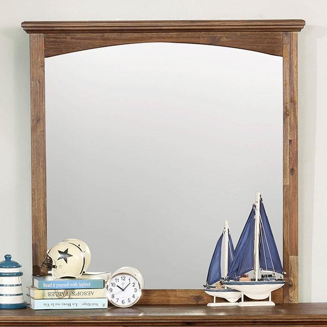 Colin Dark Oak Mirror - Furniture 4 Less Outlet (Salinas,CA)