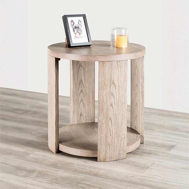 Conisbrough Round End Table - Furniture 4 Less Outlet (Salinas,CA)
