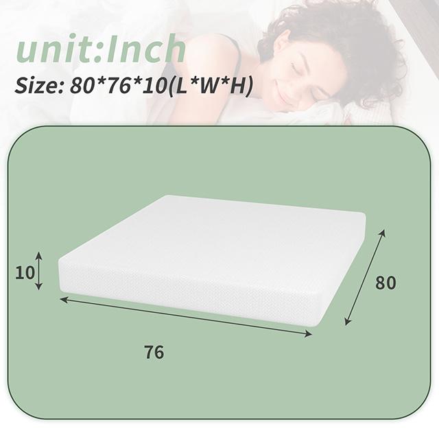 Coreopsis 10" E.King Memory Foam Wave Comfort - Furniture 4 Less Outlet (Salinas,CA)