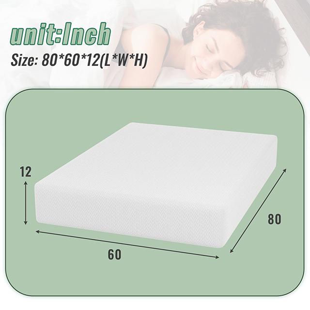 Coreopsis 12" Queen Memory Foam Wave Comfort - Furniture 4 Less Outlet (Salinas,CA)