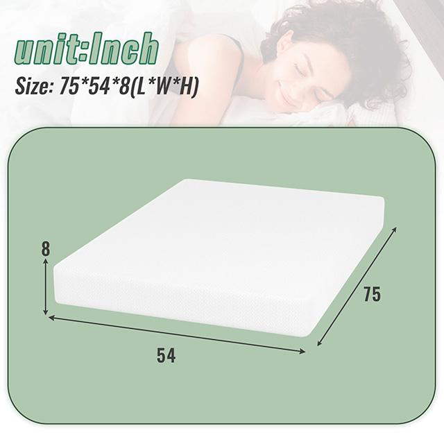Coreopsis 8" Memory Foam Wave Comfort - Furniture 4 Less Outlet (Salinas,CA)