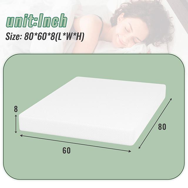 Coreopsis 8" Queen Memory Foam Wave Comfort - Furniture 4 Less Outlet (Salinas,CA)