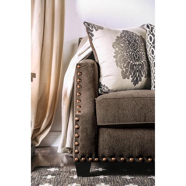 Cornelia Light Brown Love Seat - Furniture 4 Less Outlet (Salinas,CA)