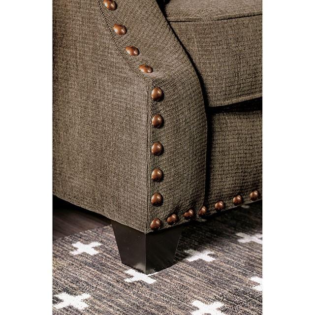 Cornelia Light Brown Love Seat - Furniture 4 Less Outlet (Salinas,CA)