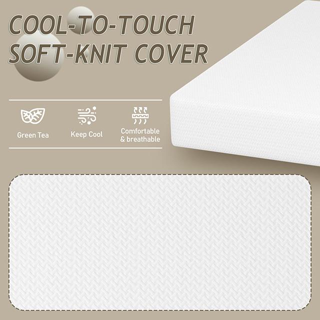Forsythia 10" E.King Green Tea Gel Memory Foam - Furniture 4 Less Outlet (Salinas,CA)