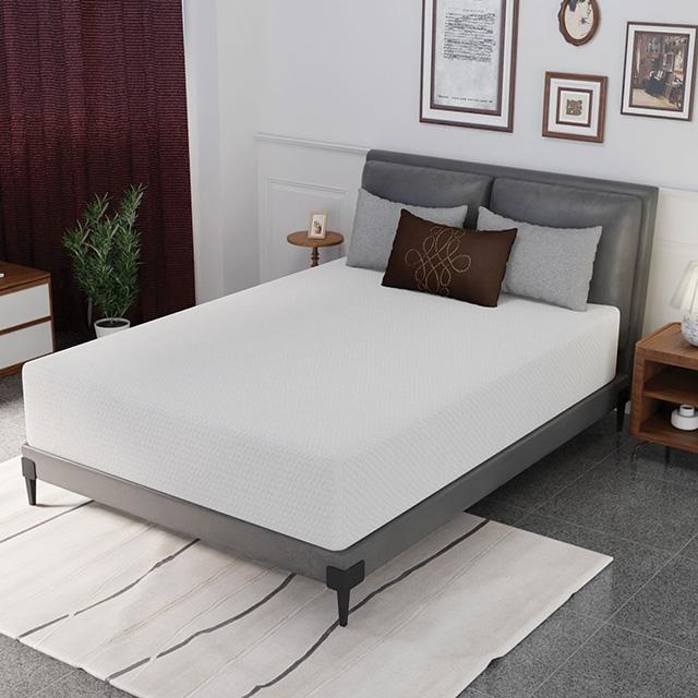Forsythia 12" Full Green Tea Gel Memory Foat - Furniture 4 Less Outlet (Salinas,CA)