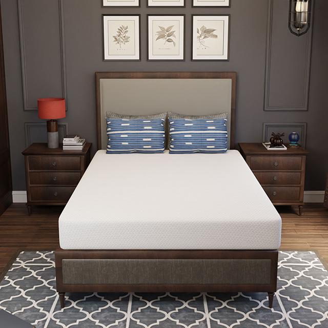 Forsythia 8" Full Green Tea Gel Memory Foam - Furniture 4 Less Outlet (Salinas,CA)