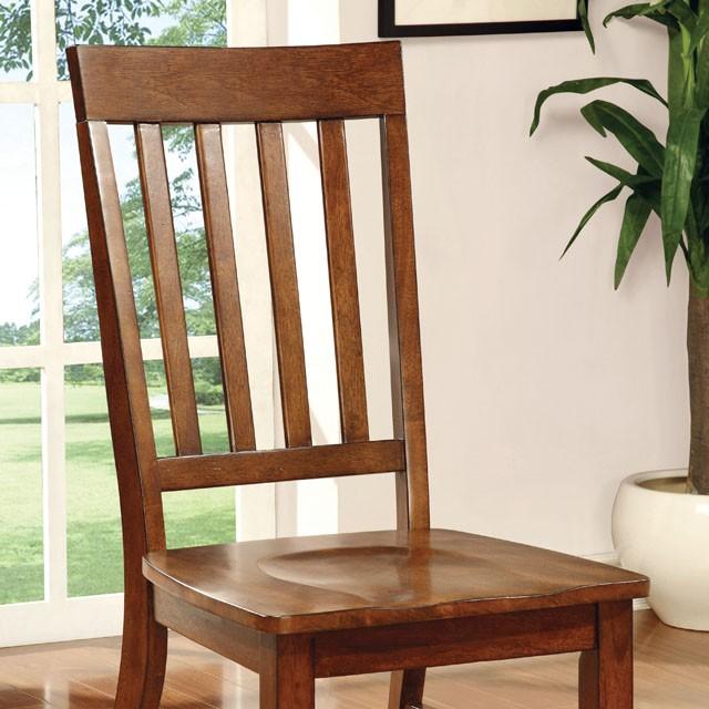 FOSTER I Dark Oak Side Chair (2/CTN) - Furniture 4 Less Outlet (Salinas,CA)