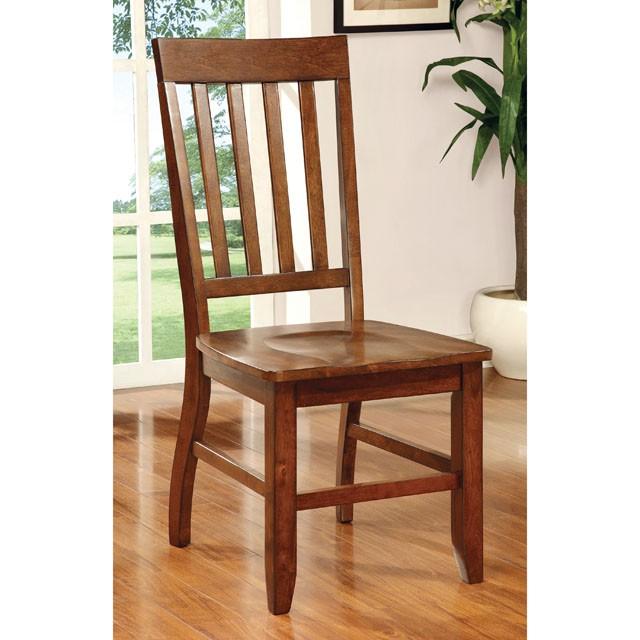 FOSTER I Dark Oak Side Chair (2/CTN) - Furniture 4 Less Outlet (Salinas,CA)