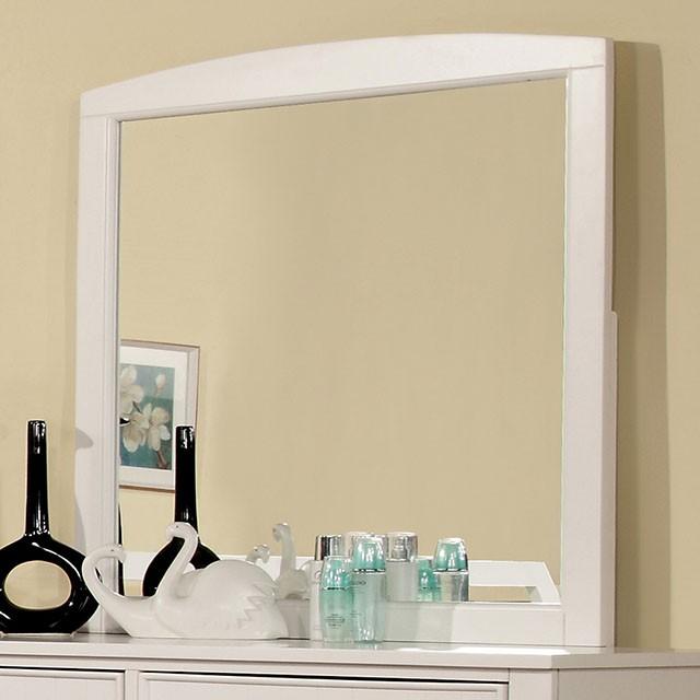 Corry White Mirror - Furniture 4 Less Outlet (Salinas,CA)