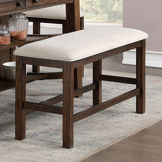 FREDONIA Counter Ht. Bench - Furniture 4 Less Outlet (Salinas,CA)