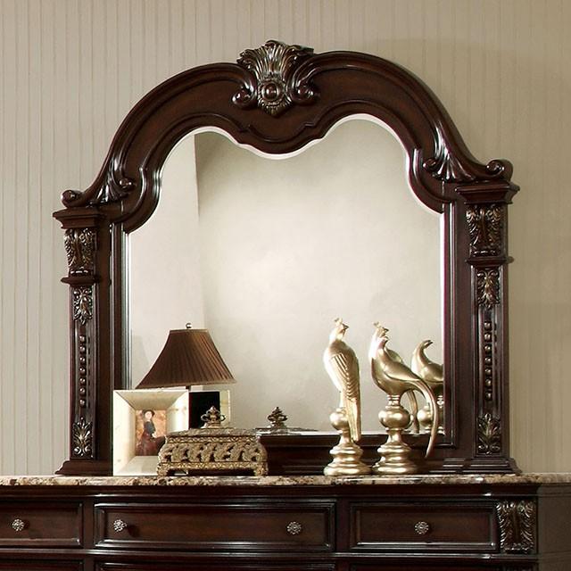 Fromberg Brown Cherry Mirror - Furniture 4 Less Outlet (Salinas,CA)