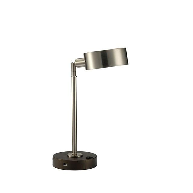 Gail Stain Nickel Table Lamp - Furniture 4 Less Outlet (Salinas,CA)