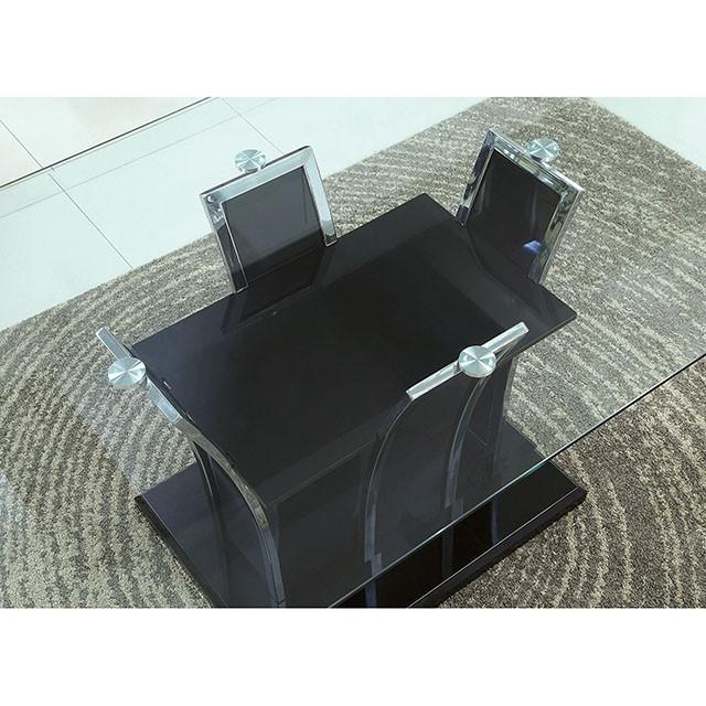 Glenview Black Dining Table - Furniture 4 Less Outlet (Salinas,CA)