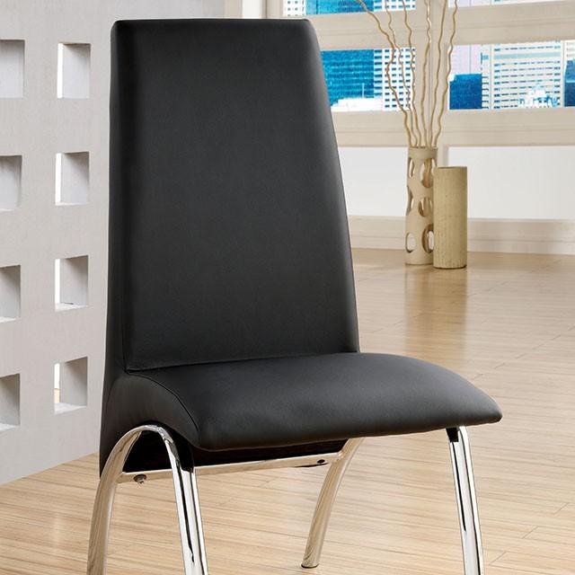 Glenview Black Side Chair - Furniture 4 Less Outlet (Salinas,CA)
