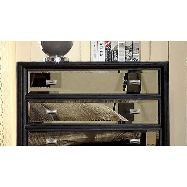 Golva Bed Beige & Black - Furniture 4 Less Outlet (Salinas,CA)