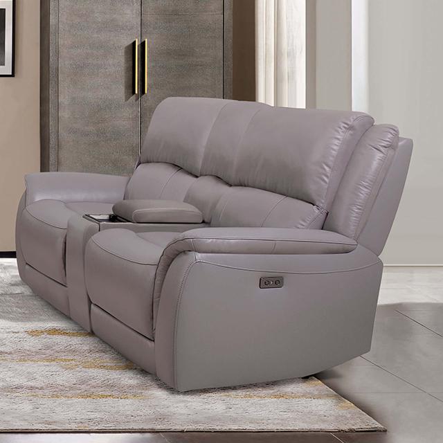 GORGIUS Power Loveseat, Light Gray - Furniture 4 Less Outlet (Salinas,CA)